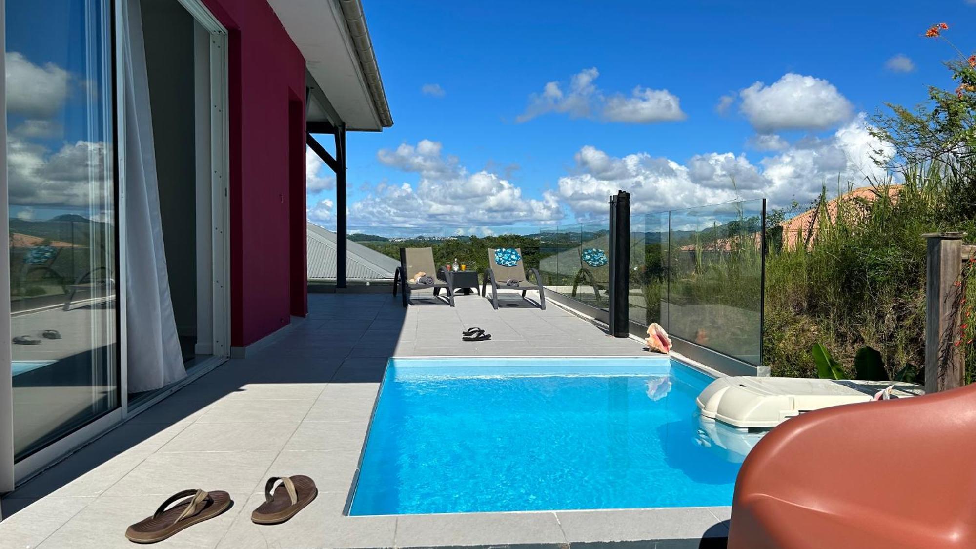 La Villa Jalna Grenadine Deux Chambres Et Piscine Privee Les Trois-Ilets Exterior photo